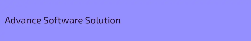 Advance Software Solution 